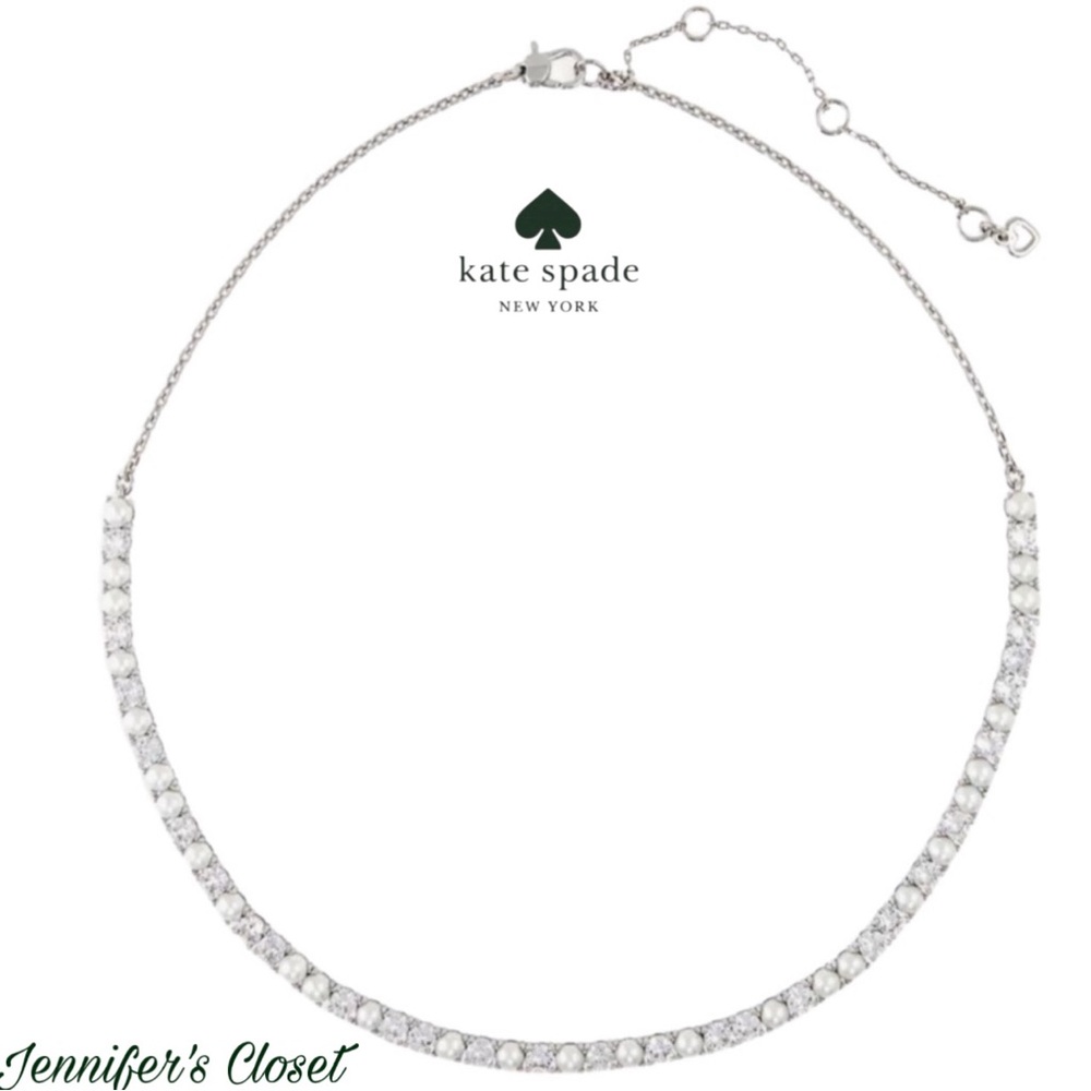 Kate Spade  Necklace NWT / Pave Cubic Zirconia Tennis Necklace
